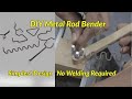 How to make a metal rod bender in easy way.