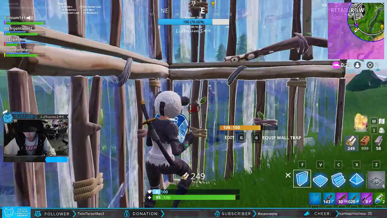 Fortnite BR Fun - Random Squad WIN Burst INSANITY! - YouTube