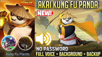 Akai Po Kung Fu Panda Skin Scirpt || Full Sfx & Background || No Password - Mediafire