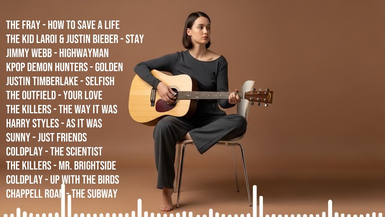 New Acoustic Love Songs | Spotify Viral Mix | The Fray, The Kid LAROI & Justin Bieber, Jimmy Webb