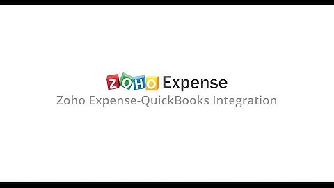 Zoho Expense - Quickbooks integeration