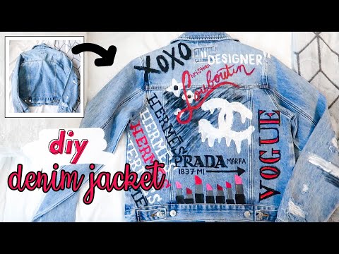 Video: How To Decorate A Denim Jacket With Your Own Hands