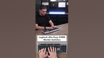 Logitech Alto Keys K98M Mechanical Keyboard Typing Test