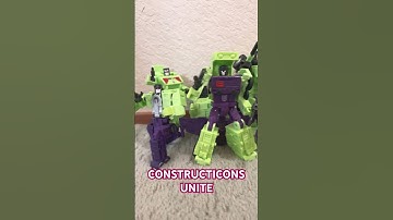 CONSTRUCTICONS UNITE #transformers #devastator #ss86 #decepticons