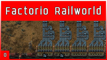 Factorio 0.17.79 Railworld Ep.0 | Clusterio Preparation 1:100 Scale | Introduction