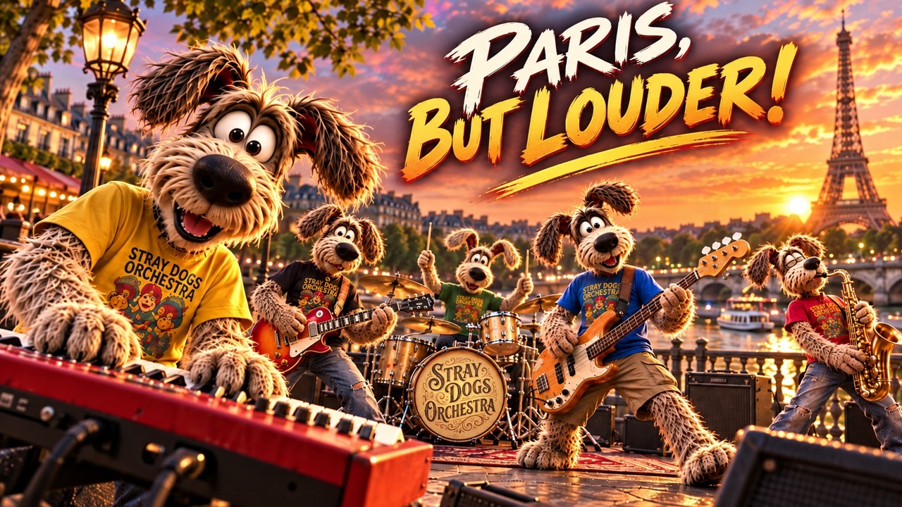 Paris Looked Too Quiet… So We Fixed It 🇫🇷 | Upbeat Jazz at the Eiffel Tower