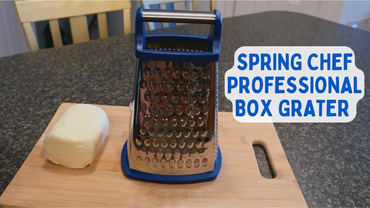 Spring Chef Professional Cheese Grater - Stainless