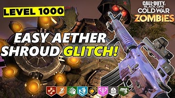 EASIEST AETHER SHROUD GLITCH IN ZOMBIES RIGHT NOW! Cold War Zombie Glitches After Patch (Firebase Z)