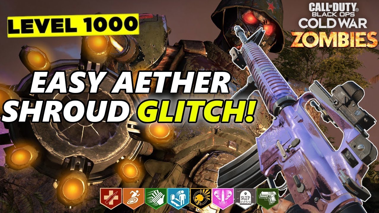 EASIEST AETHER SHROUD GLITCH IN ZOMBIES RIGHT NOW! Cold War Zombie Glitches After Patch (Firebase Z)