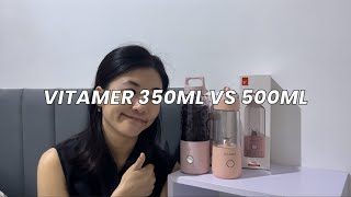 Perbedaan Vitamer Portable Blender 350ml VS 500ml
