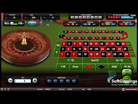 Red Rake Gaming - American Roulette - Gameplay Demo