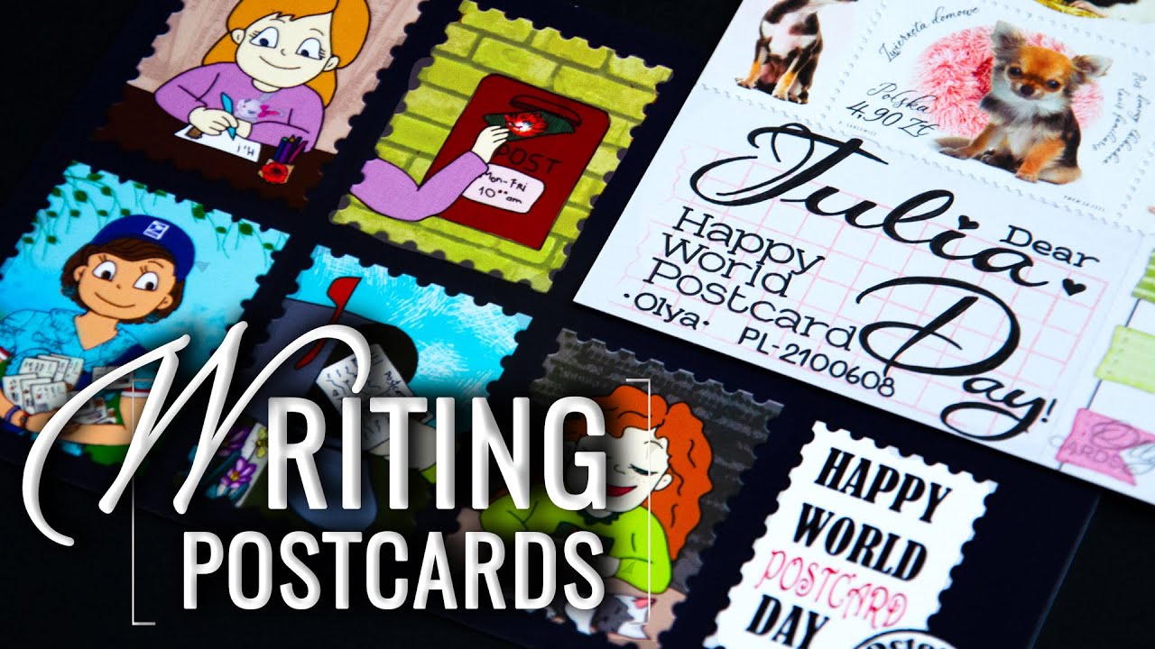 HAPPY World Postcard Day! | POSTCROSSING | Decorating & Writing Postcards | #36