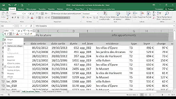 C'est quoi une base de données Excel ?