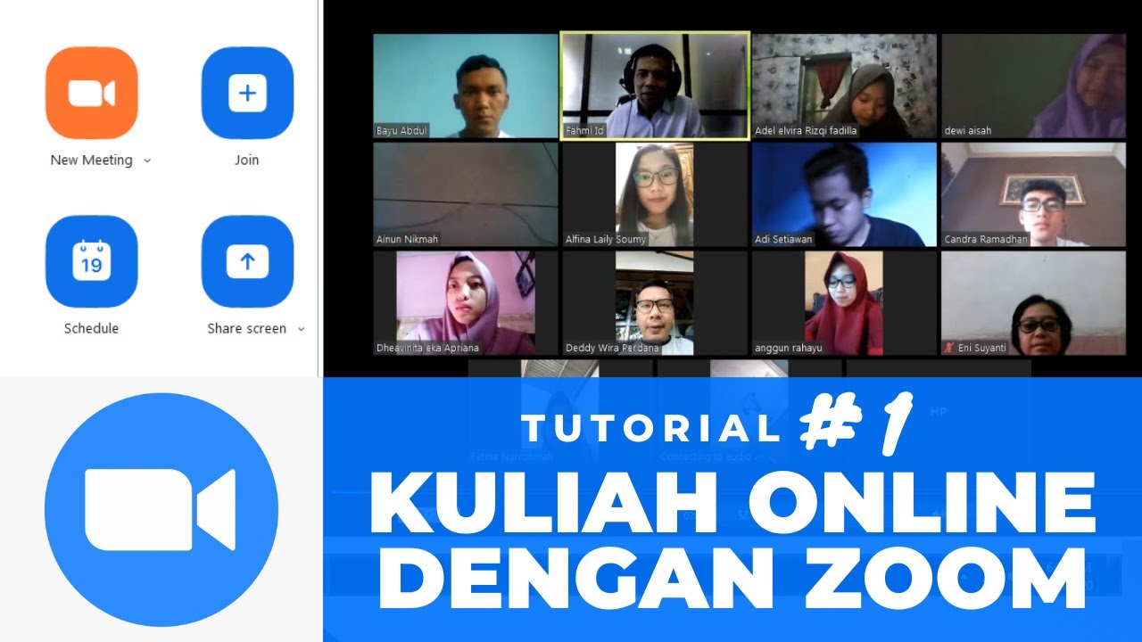 Cara Membuat Kelas Online Dengan Zoom Part1 Youtube Cara Membuat Kelas Online Dengan Zoom Part1 Youtube