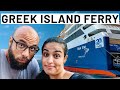 Greece Ferry: Athens to Santorini - Piraeus to Thira on Blue Star Delos Cyclades Travel Vlog 2021