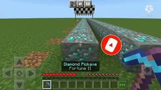 Minecraft Comparison Between Fortune 123 In Diamond Pickaxe minecraft diamondpickaxe