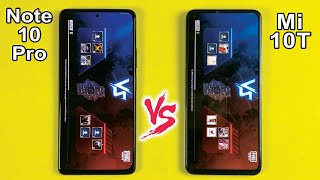 Redmi Note 10 Pro vs Mi 10T PUBG MOBILE TEST - PUBG Fps, Graphics, Gyro Test🔥