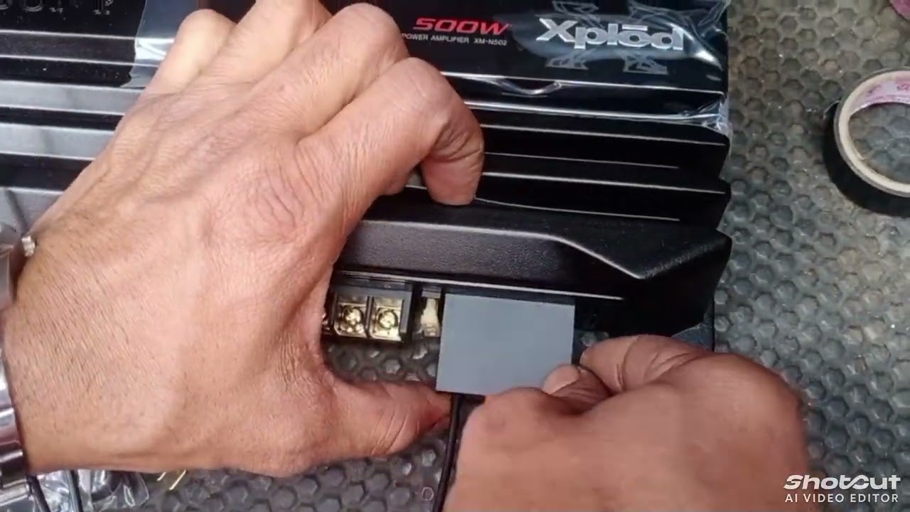 #carJBLwooferfitting