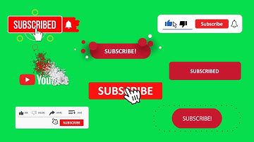 Top 10 YouTube Subscribe Button Green Screen | No Copyright