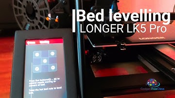 GadgetsFromChina - Longer LK5 Pro 3D-Printer: Bed Levelling
