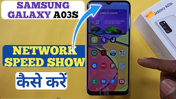 How To Show Network Speed in Samsung A03s  | Samsung A03s Network Speed Setting | @akstech4u
