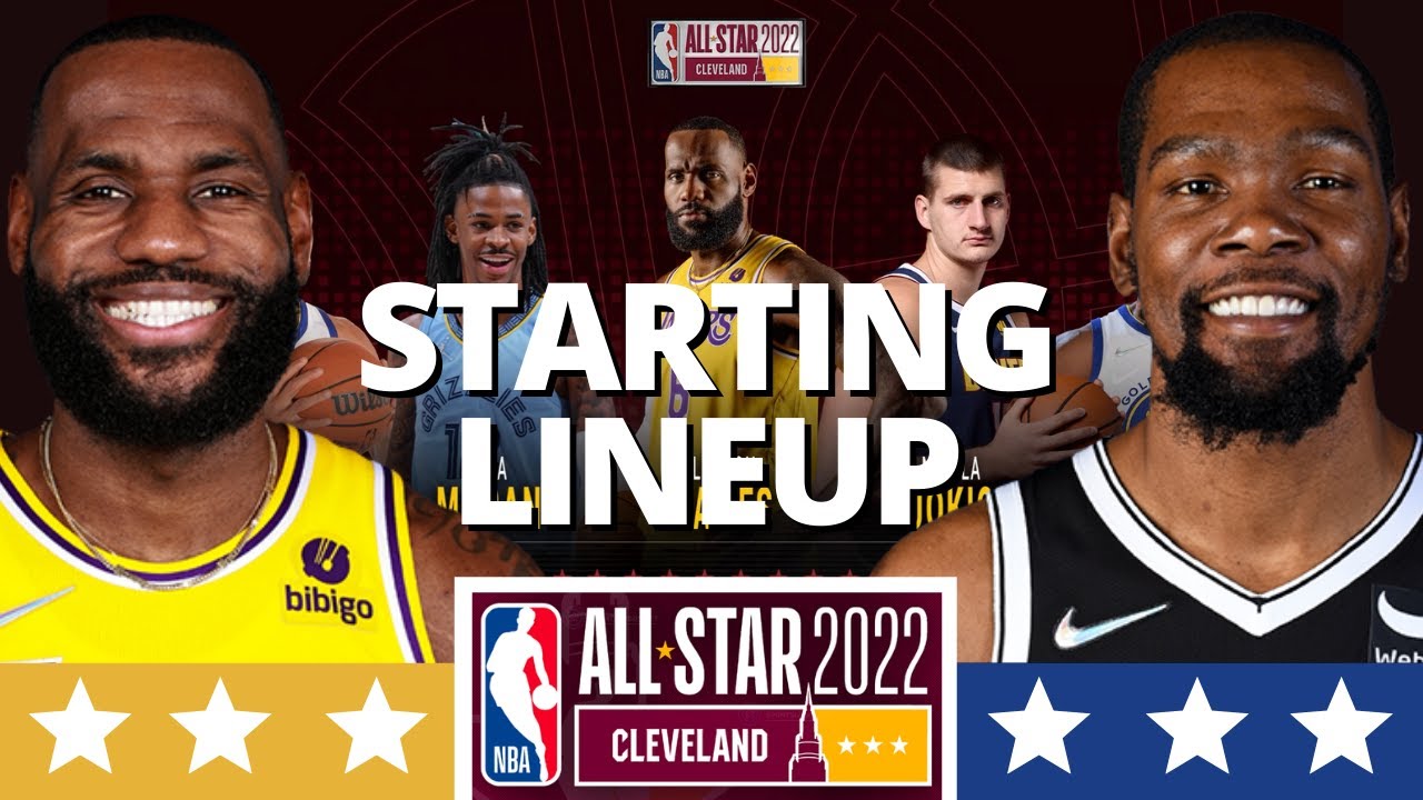 OFFICIAL NBA All-Star 2022 STARTERS - Team LEBRON vs Team DURANT 