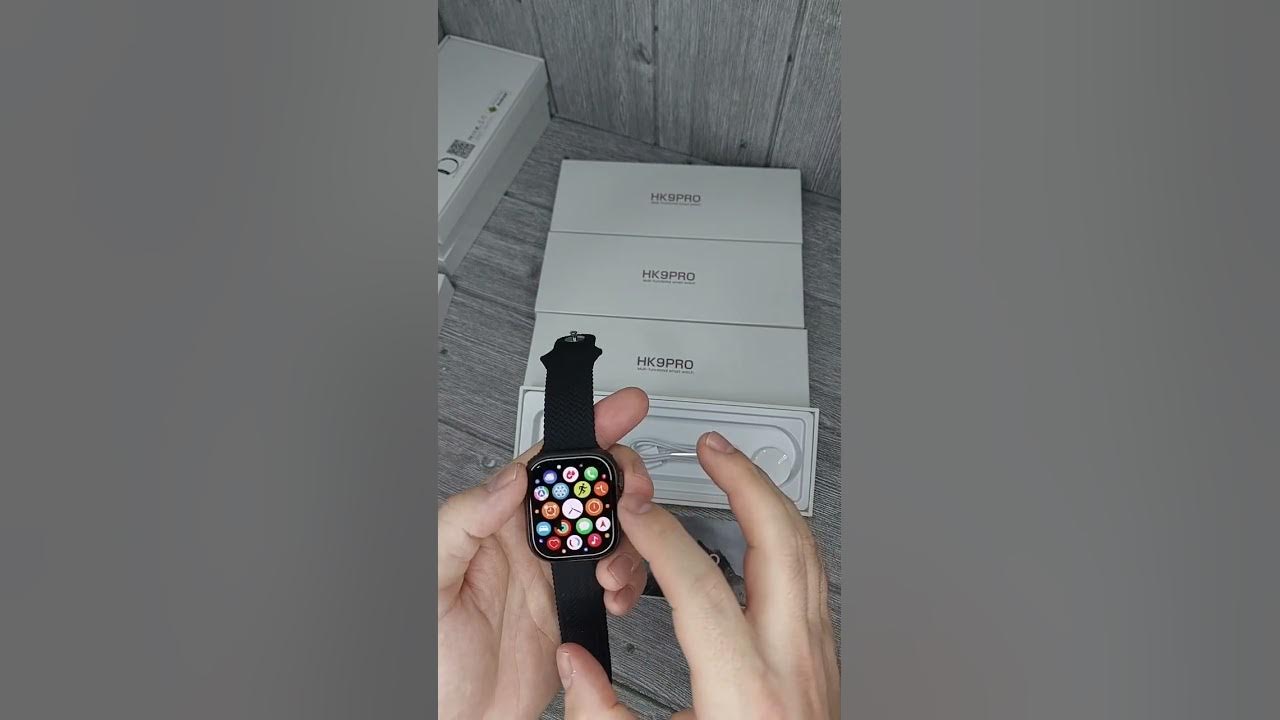 Смарт часы HK 9 pro - YouTube