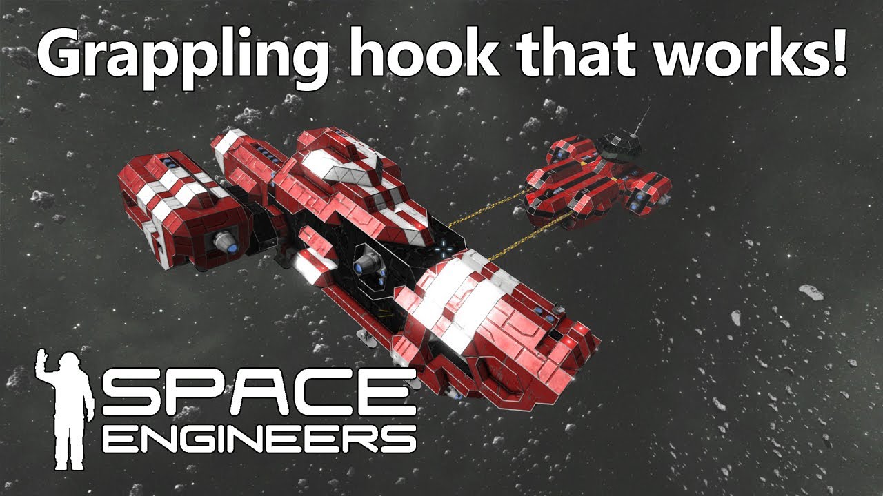 space engineers grappling hook that works youtube hook works