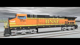 Download lagu MSTS BNSF DASH 9 #4723 Horn 2-Part