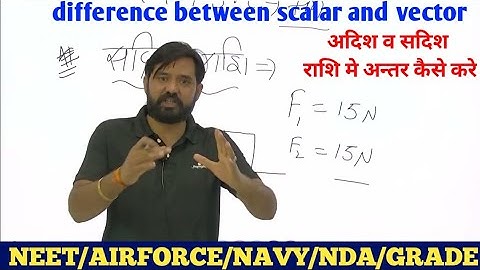 अदिश व सदिश राशि//Scalar and vector quantity // Science Class #Physics
