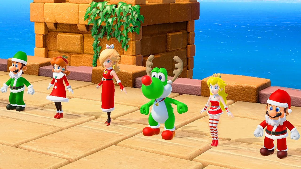 スーパーマリオパーティ】クリスマススペシャルミニゲームデイジーVs