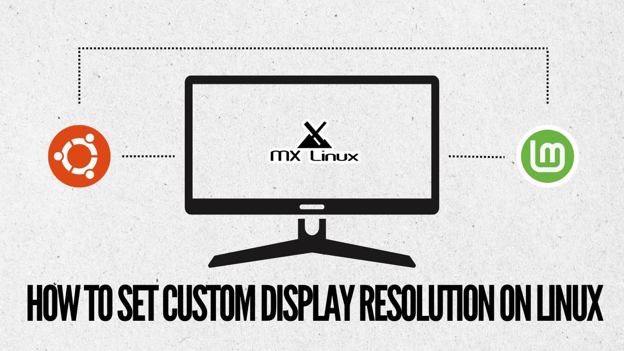Cara Set Custom Display Resolution di Linux - YouTube