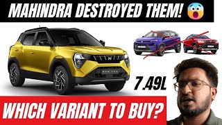 Mahindra XUV 3XO Variants Explained | Most Value for Money Variant!