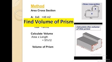 how to calculate the volume of the prism