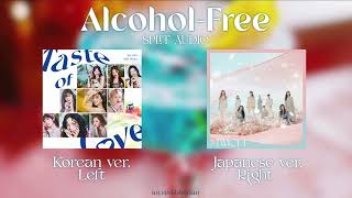 [🎧] TWICE - Alcohol-Free (Korean ver. vs Japanese ver. Comparison)