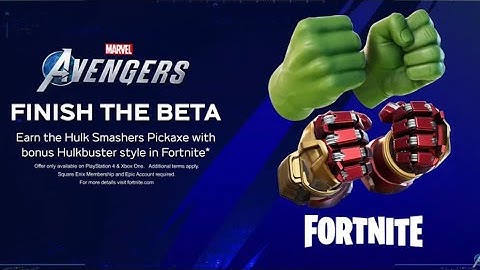 How To Get The New Hulk Smasher Pickaxe in Fortnite for FREE | Avengers Game (PS4 & XBOX)