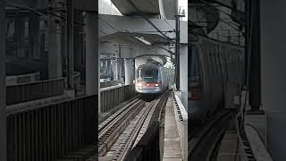 Tung Chung Line A Train Entering Lai King Station P4