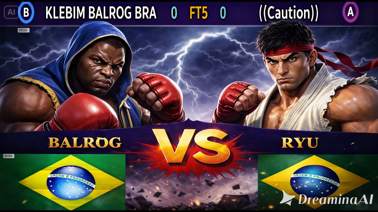 Street Fighter II: Champion Edition - KLEBIM BALROG BRA VS ((Caution)) - FT5