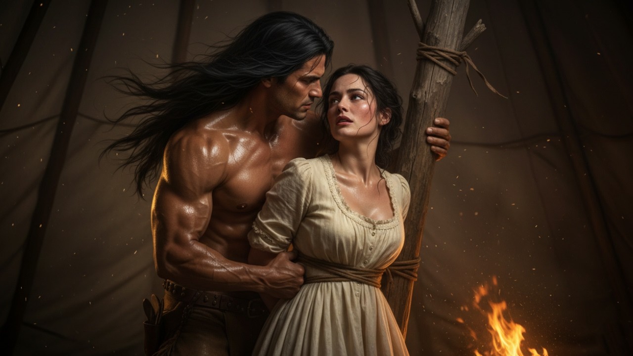 „Du hast versucht zu fliehen... jetzt trägst du meine Fesseln“, warnte der Apache