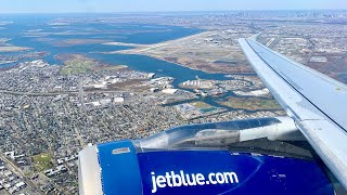 Turn Burn and Buzz - 4K Takeoff New York JFK - JetBlue Airways - N535JB