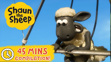 Flying Sheep! 😲 | Shaun the Sheep Compilation | Shaun the Sheep & Friends