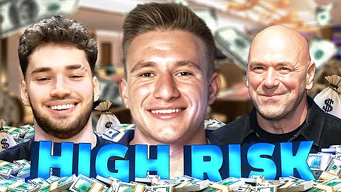 SteveWillDoIt, Dana White & Adin Ross High Risk Gambling!