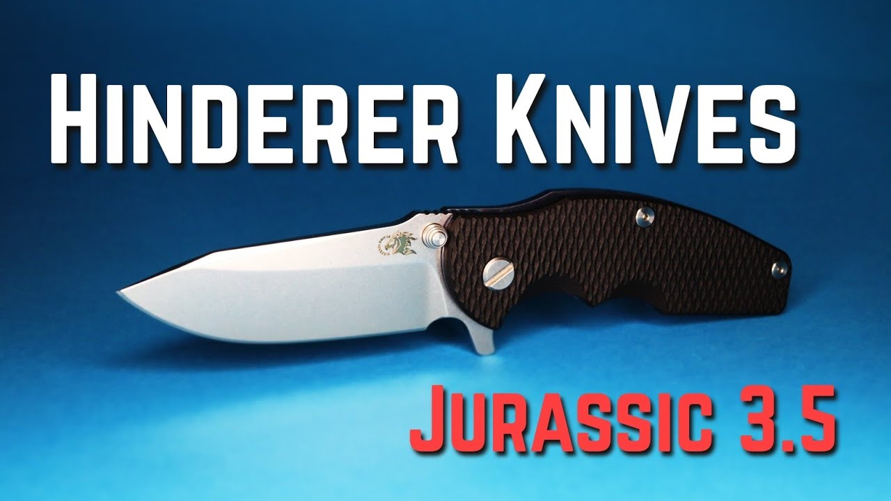 Customizing A Hinderer Knives Jurassic 3.5 Pocket Knife!! G-Carta Scales!! 
