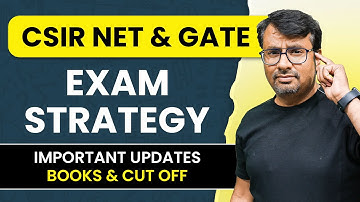 CSIR NET June 2020 Exam Update | CSIR NET & GATE Exam Strategy | Books & Cutoff