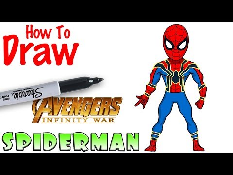 How to Draw Spiderman | Avengers Infinity War