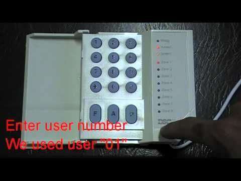 Programming User Code on DSC Alarm System.mpg