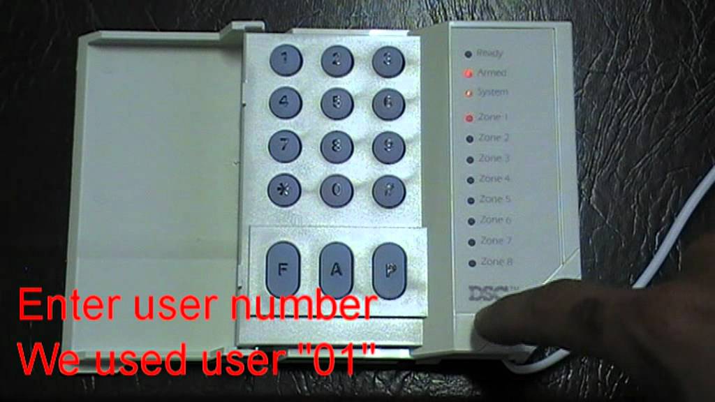 Programming User Code on DSC Alarm System.mpg - YouTube