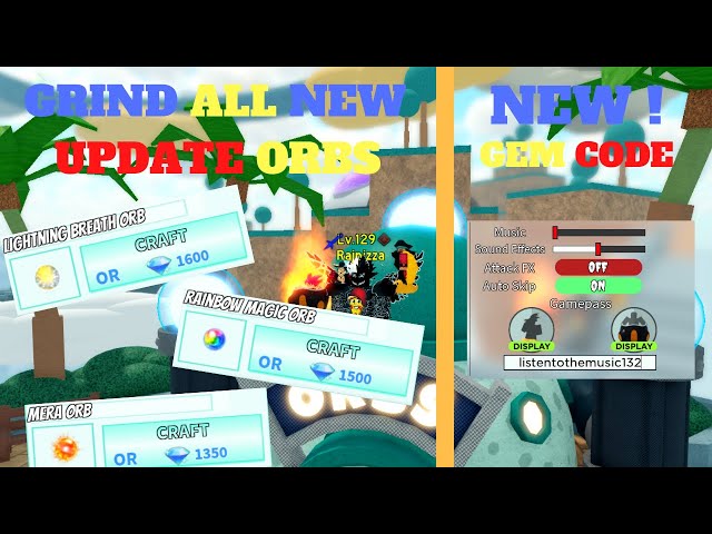 NEW** SHOWING ALL NEW CODES A LOT OF ORBS, SPINS!