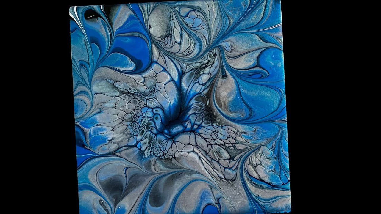 (1225) Modified Bloom Technique, Acrylic Paint Pouring - YouTube