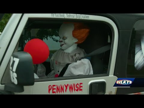 Pennywise jeep scaring drivers in Louisville